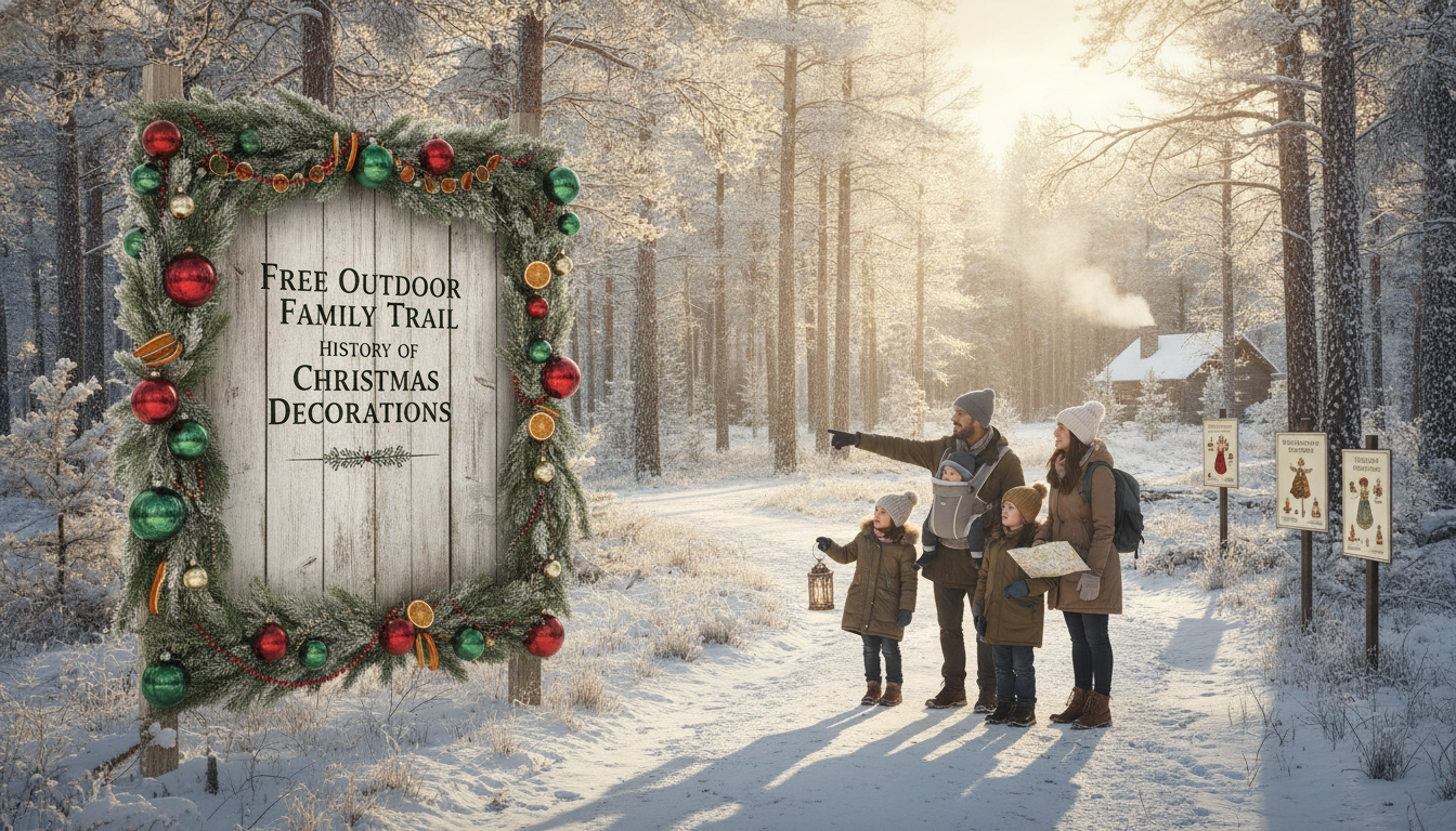 Free Outdoor Family Trail - History of Christmas Decorations
