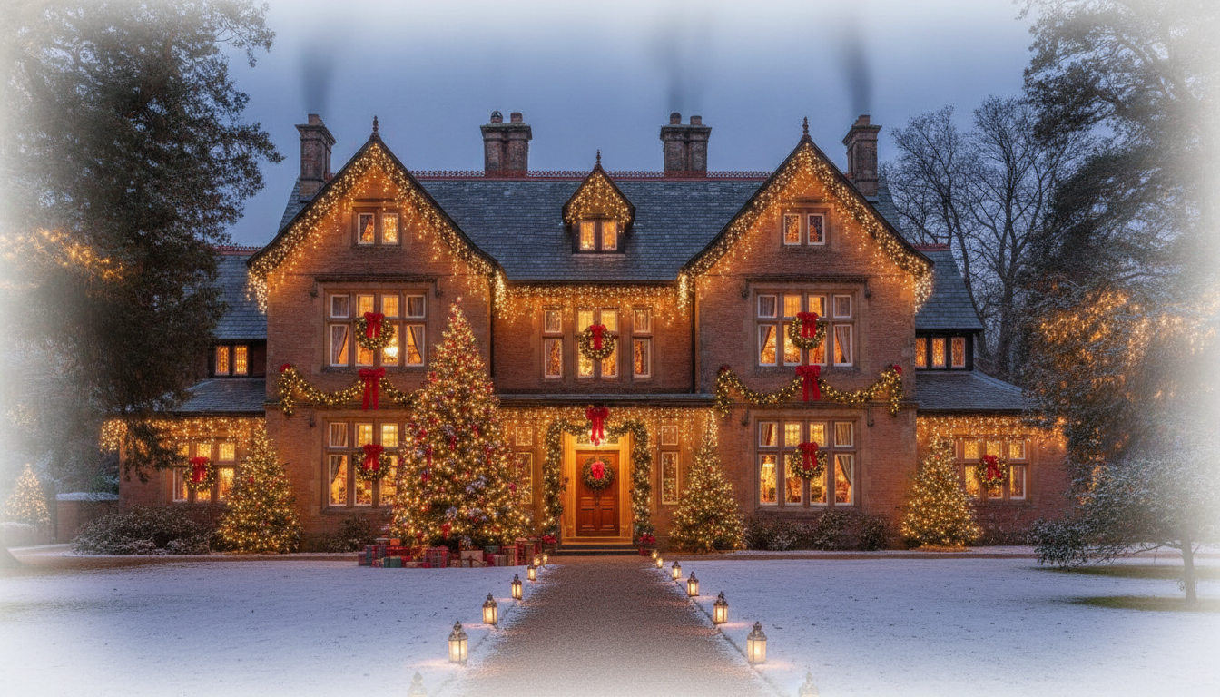 See Wightwick Manor decorated for a Traditional Christmas